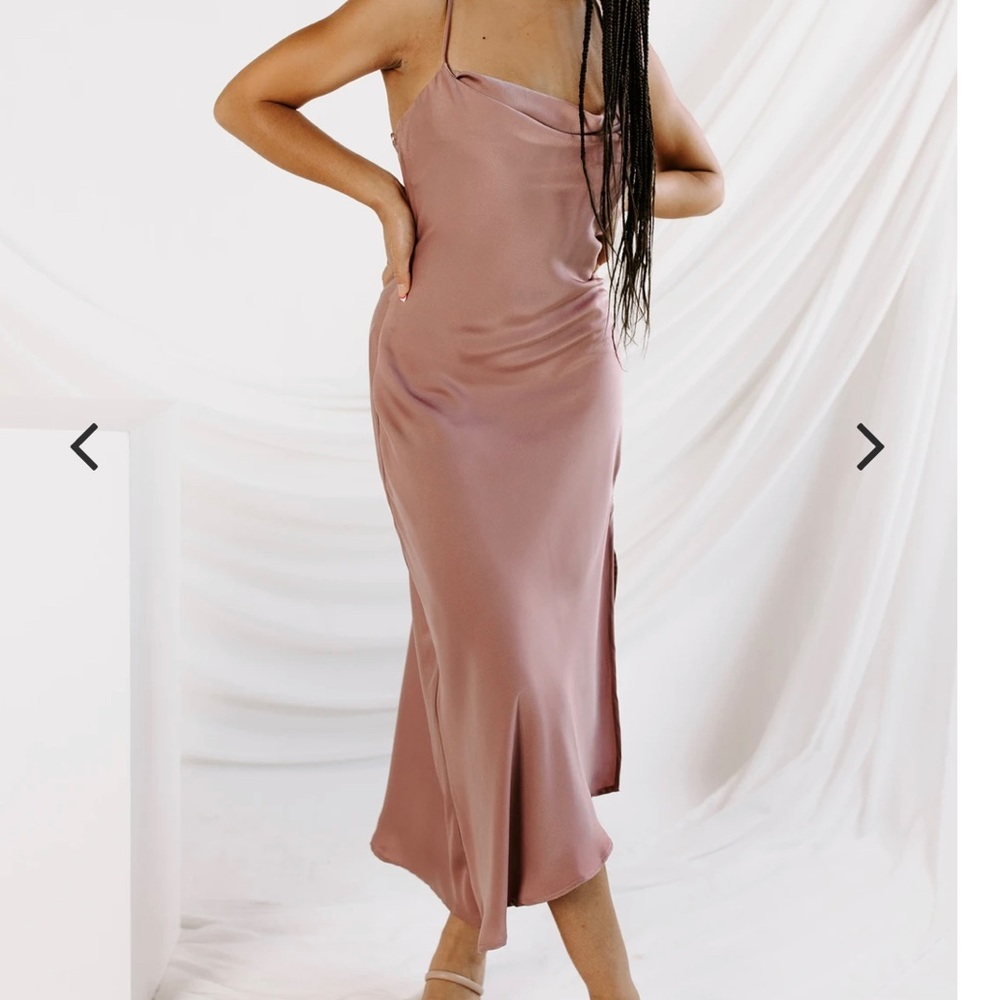 ASTR Gaia Dress Mauve - S